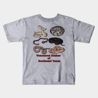 Venomous Snakes of Southeast Texas Kids T-Shirt